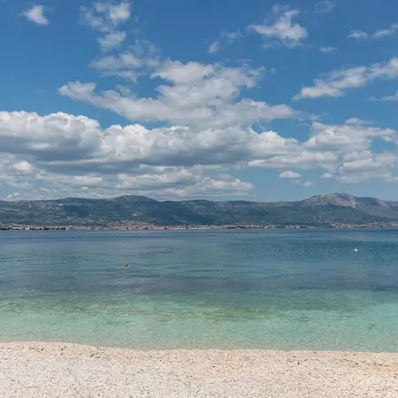 公寓 In Arbanija With Sea View, Terrace, Air Conditioning, Wifi 5139-3